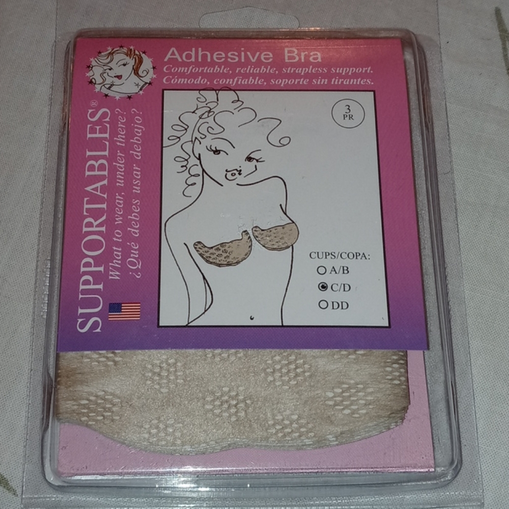 Supportables adhesive bra 3 pack